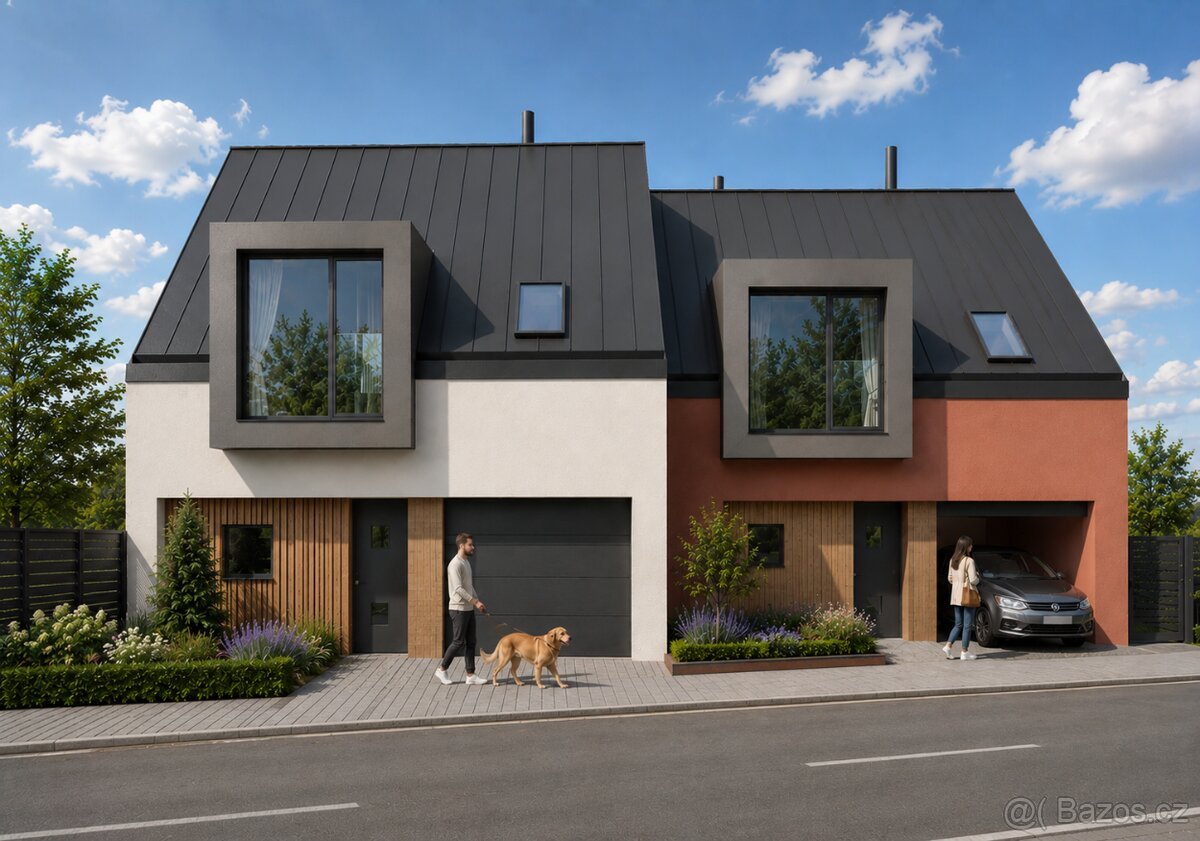 Prodej st. pozemku s povolením- 2 x 4+kk s terasou Opatovice