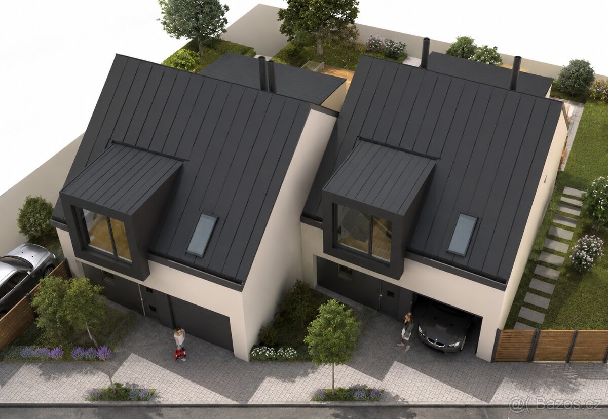 Prodej st. pozemku s povolením- 2 x 4+kk s terasou Opatovice