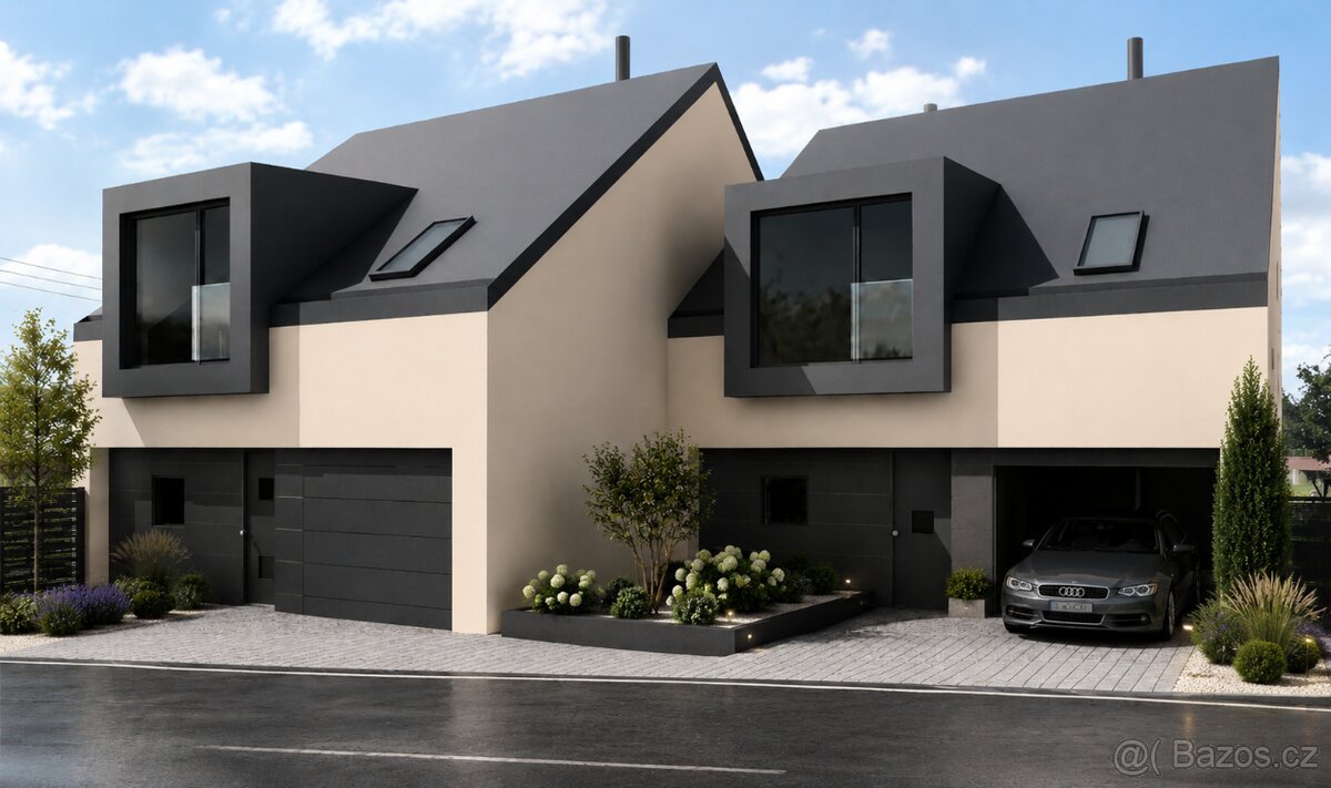 Prodej st. pozemku s povolením- 2 x 4+kk s terasou Opatovice