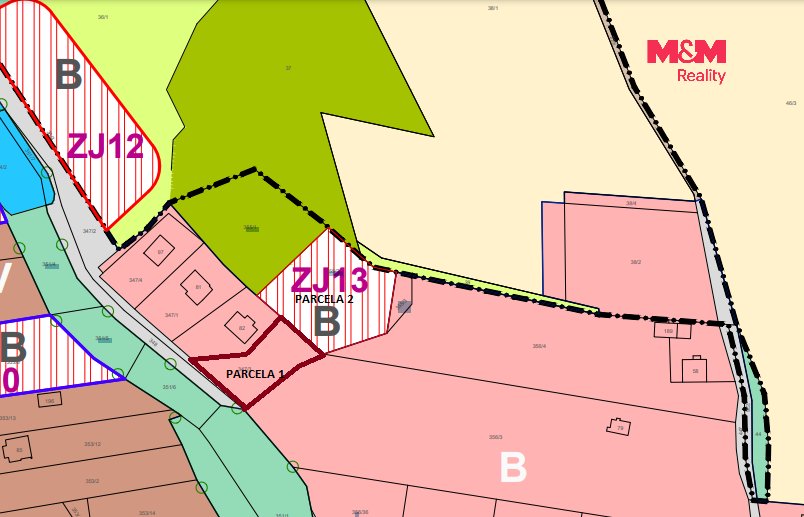 Prodej, stavební pozemek 816 m2, Pyšely - Zaječice