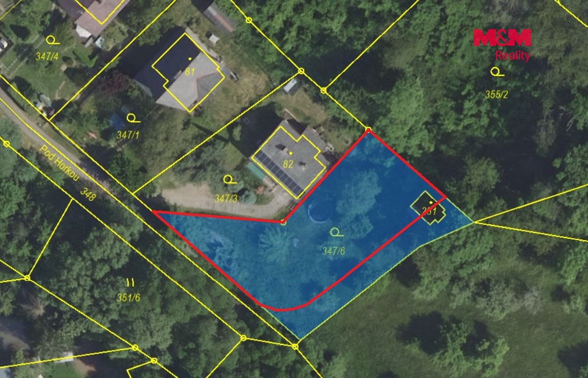 Prodej, stavební pozemek 816 m2, Pyšely - Zaječice