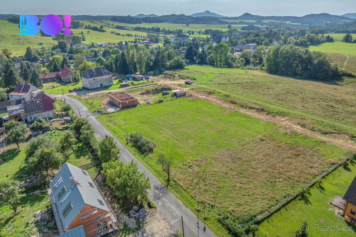 Prodej pozemku s přímým výhledem na Ještěd, 1 506 m², Křižan