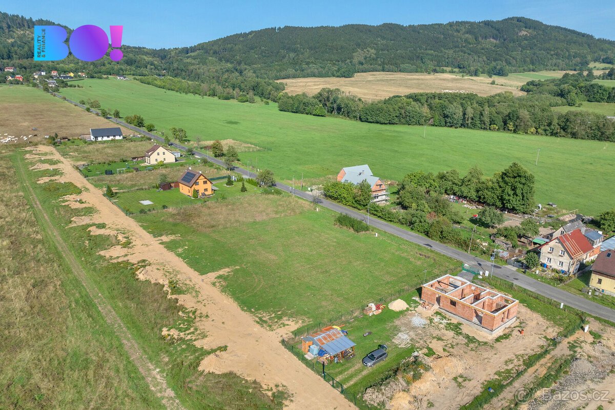 Prodej pozemku s přímým výhledem na Ještěd, 1 506 m², Křižan