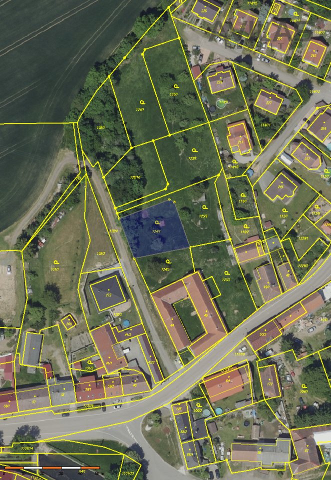 Podej stavebního pozemku 731 m2 v Maršovicích