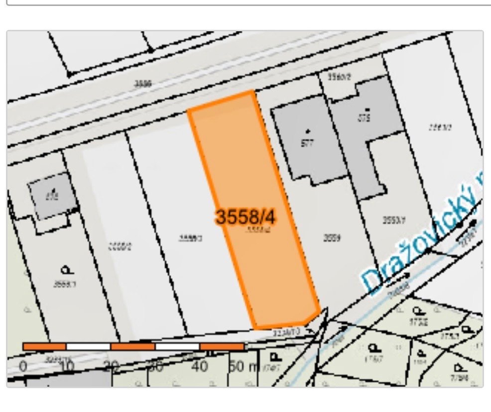 STAVEBNÍ POZEMEK 787 m² – DRAŽOVICE, okr. VYŠKOV