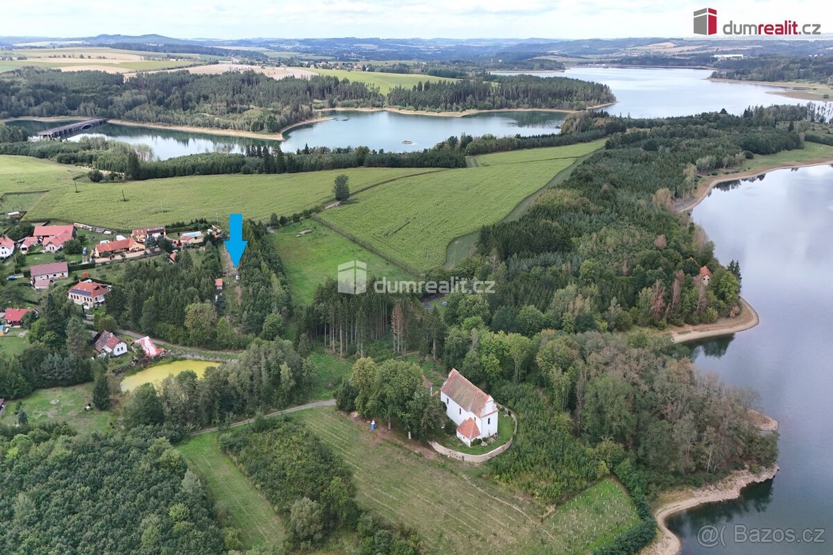 Prodej zahrady s mobilním domem, Bernartice - Borovsko, okr.