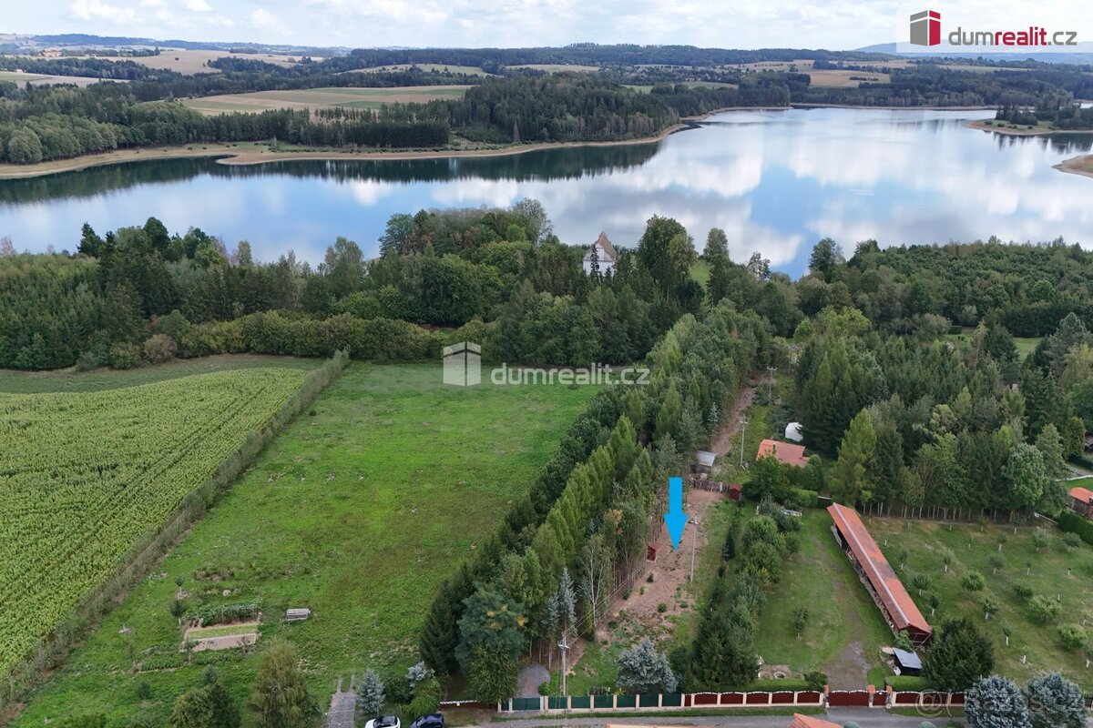 Prodej zahrady s mobilním domem, Bernartice - Borovsko, okr.