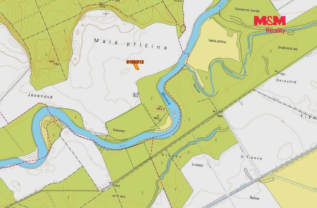Prodej pole, 1497 m², Vracov