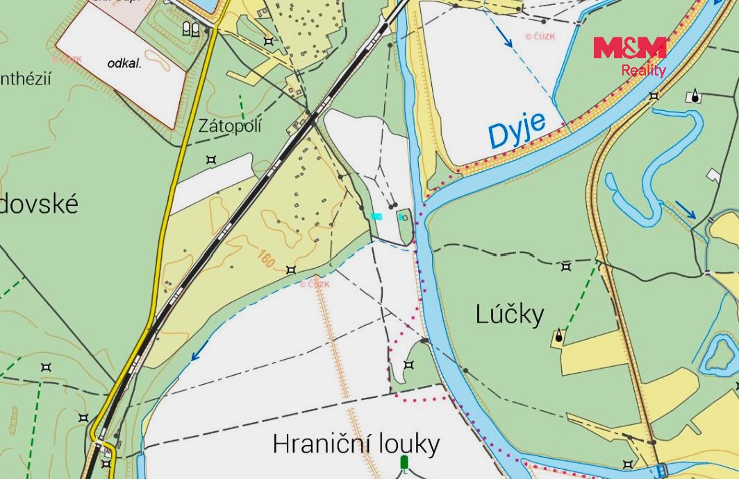 Prodej louky, 262 m², Břeclav-Poštorná