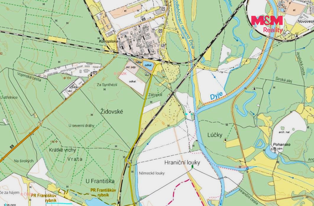 Prodej louky, 262 m², Břeclav-Poštorná