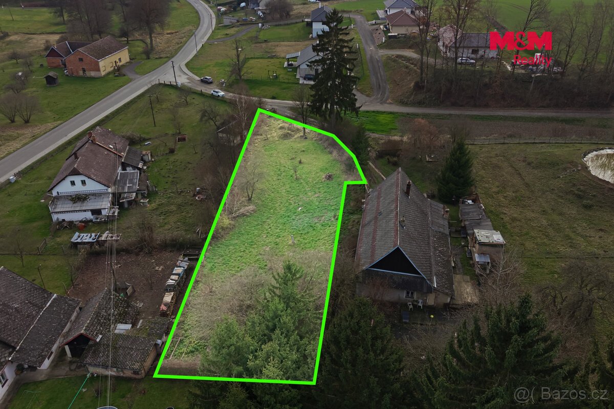 Prodej pozemku k bydlení, 1389 m², Rychnov na Moravě