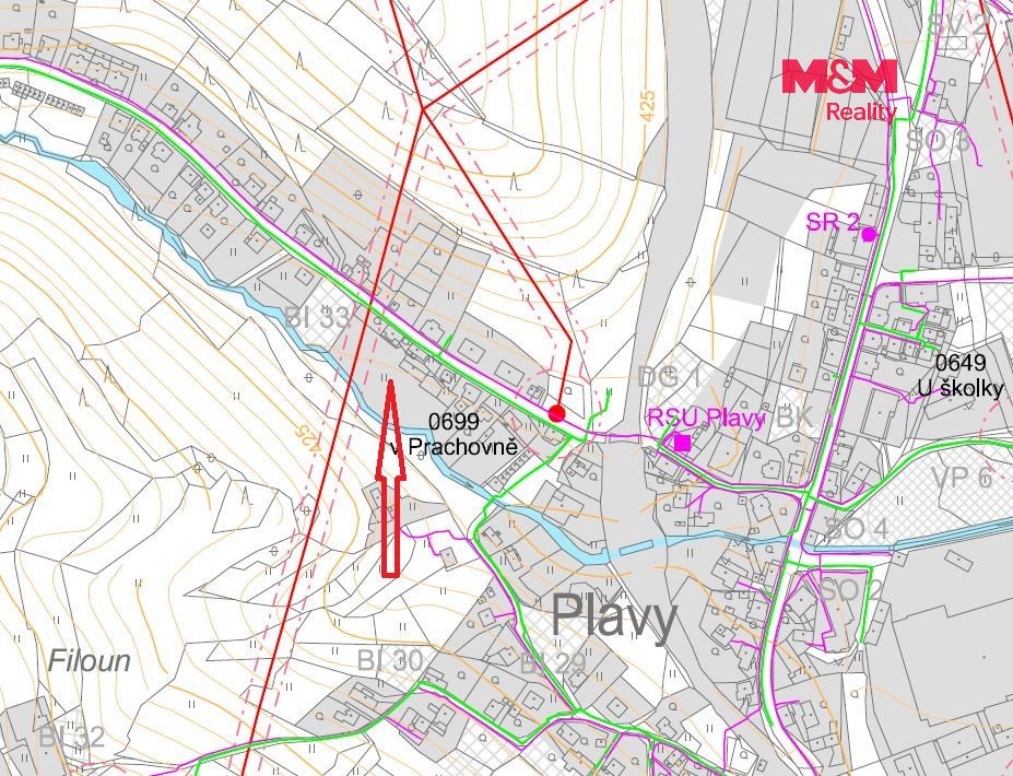 Prodej pozemku 3359m2, Plavy