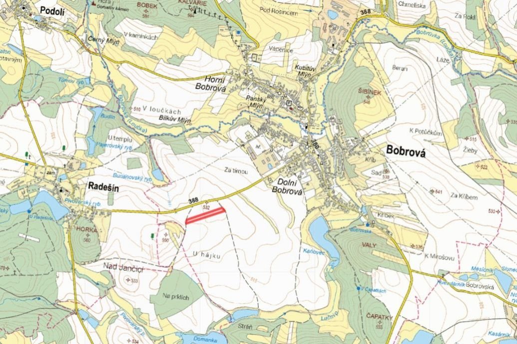 Zemědělská půda, prodej, Bobrová, Žďár nad Sázavou