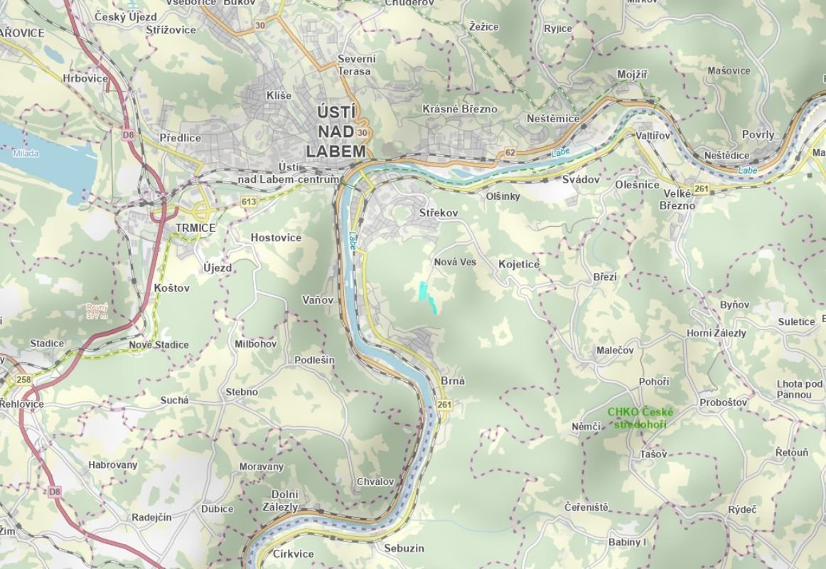Prodej podílu 1/5 pole 7 590 m², Ústí nad Labem