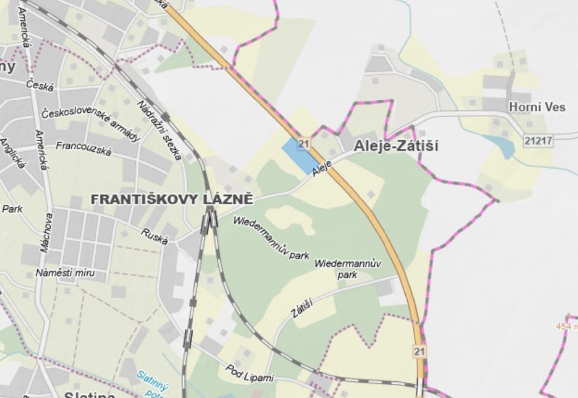 Prodej podílu 2/7 pole 3 625 m², Františkovy Lázně