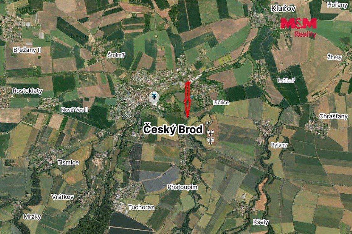 Prodej pozemků 6053 m², Liblice u Českého Brodu