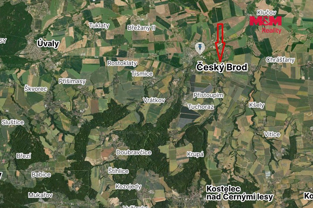 Prodej pozemků 6053 m², Liblice u Českého Brodu