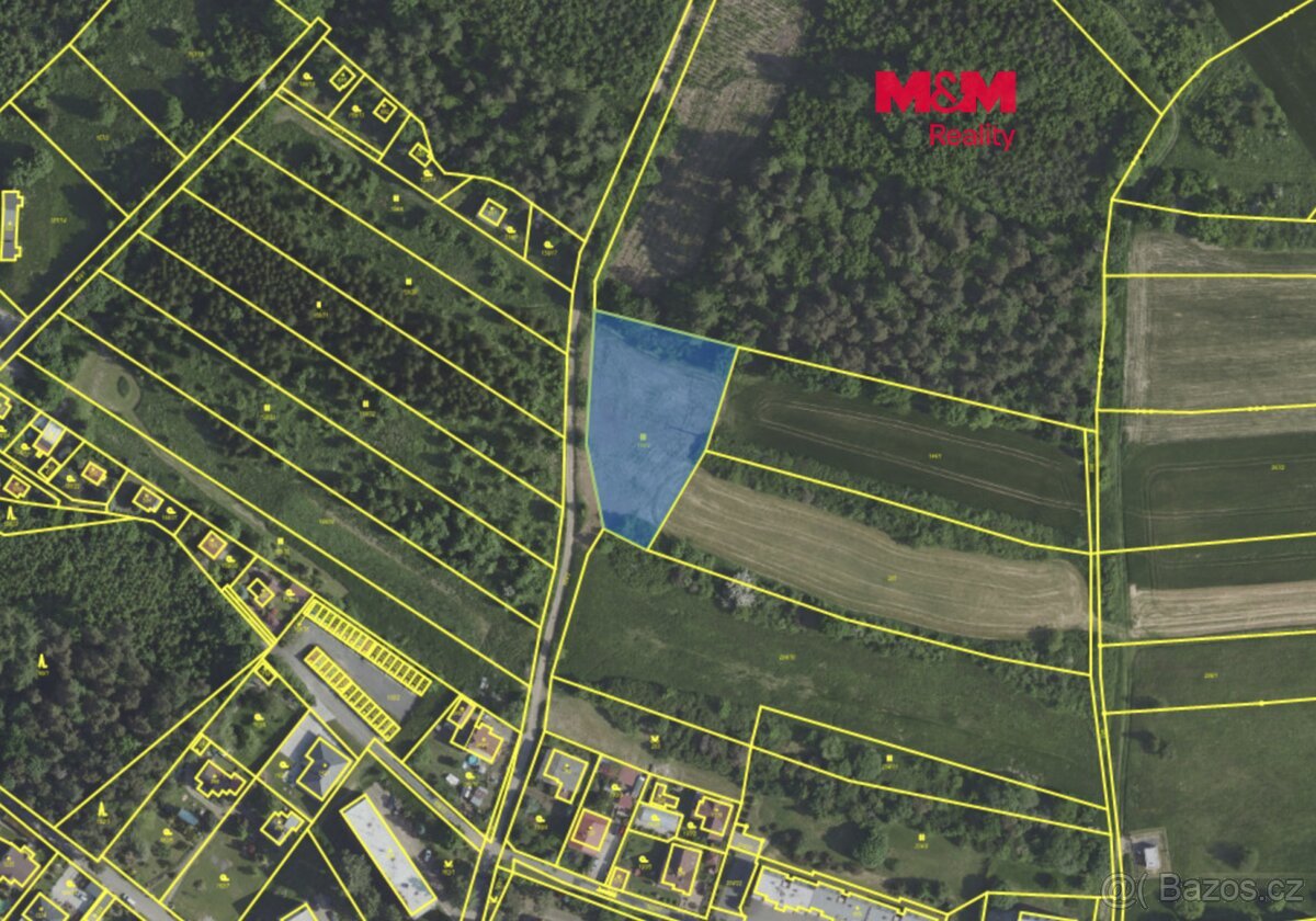 Prodej louky, pastviny 3090 m² v Velkých Popovicích
