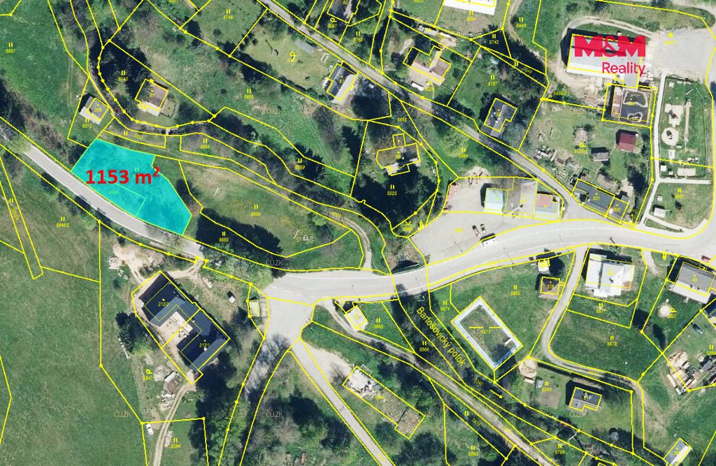 Prodej pozemku, 1153 m², Bartošovice v Orlických horách
