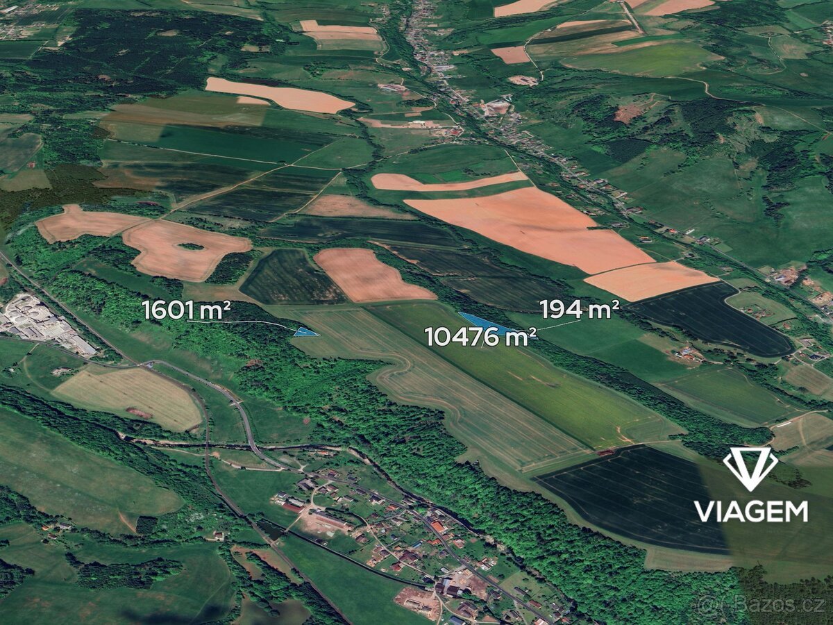 Les 12 271 m², Podíl 25 % o výměře 3 068 m²