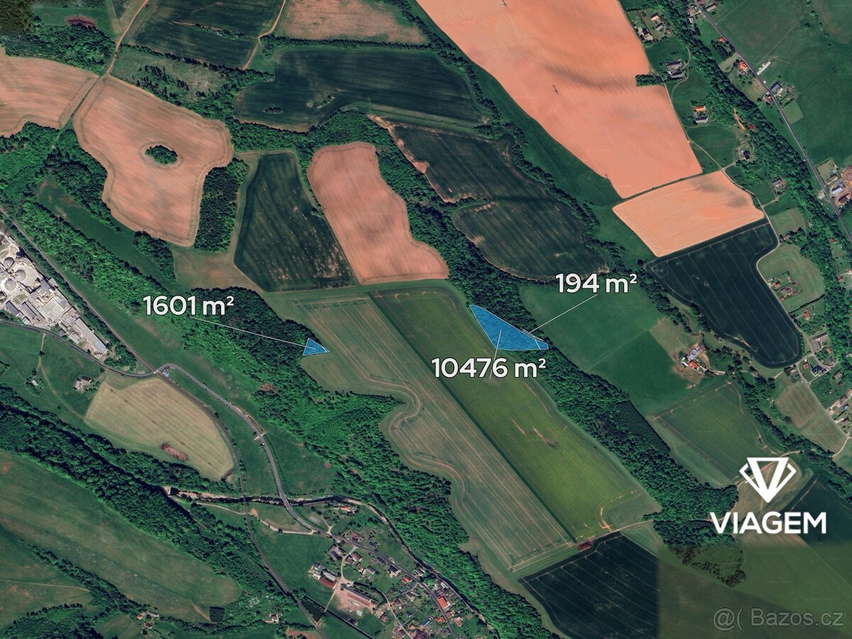 Les 12 271 m², Podíl 25 % o výměře 3 068 m²