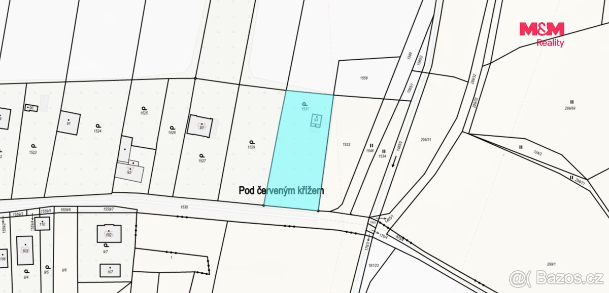 Prodej pozemku k bydlení, 1784 m², Švihov