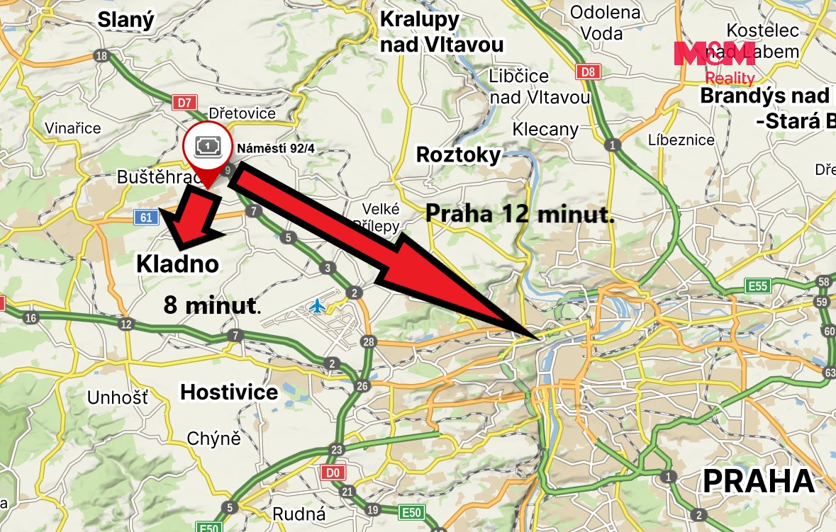 Prodej pozemku pro developerskou aktivitu, 4516 m²,Buštěhrad