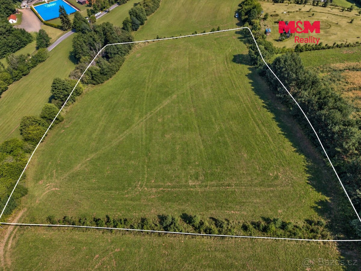 Prodej louky, 17267 m², Pecka