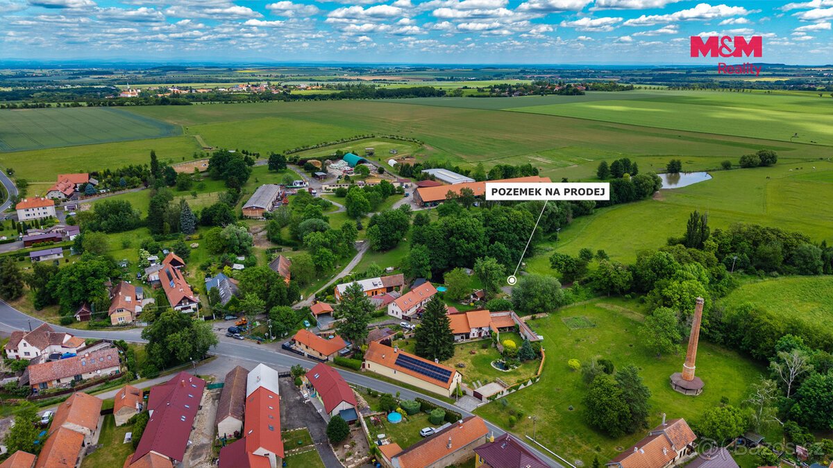 Prodej pozemku k bydlení, 1022 m², Nesměň u Zásmuk