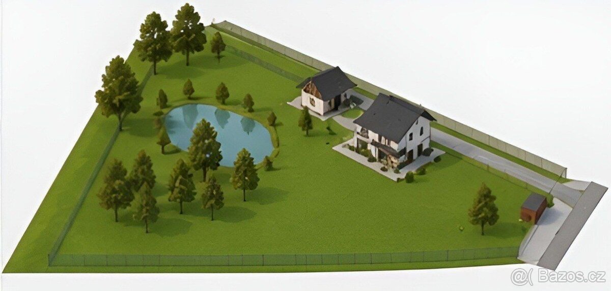 Prodej stavebního pozemku 3454 m2, Dětřichov - Dětřichov u F