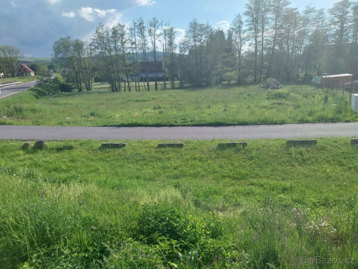 Prodej stavebního pozemku 3454 m2, Dětřichov - Dětřichov u F