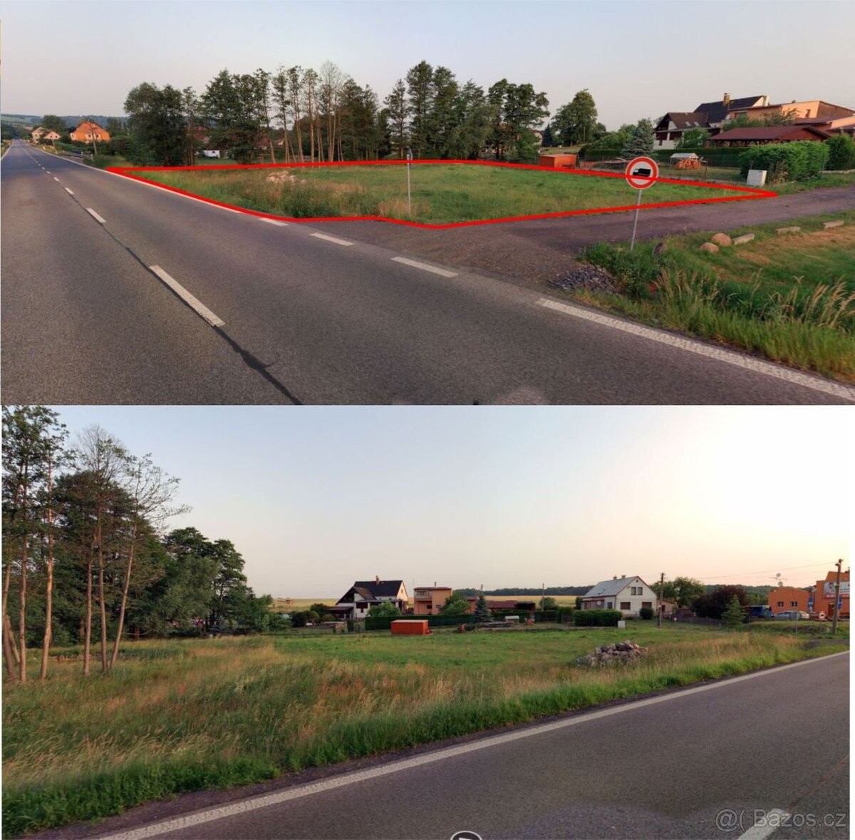 Prodej stavebního pozemku 3454 m2, Dětřichov - Dětřichov u F
