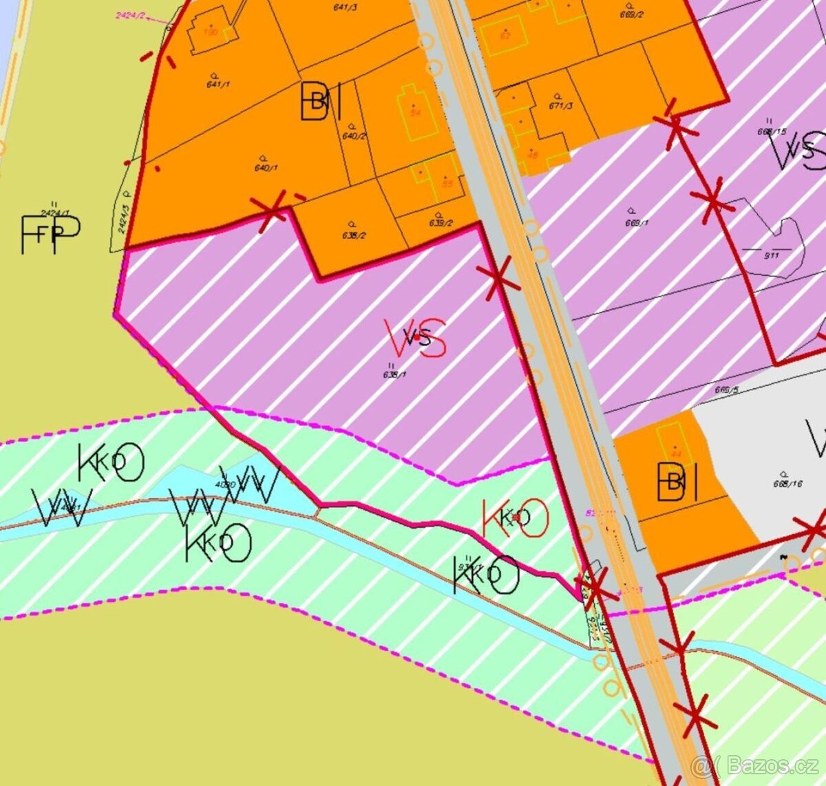 Prodej komerčního pozemku 9370 m2, Mokřiny