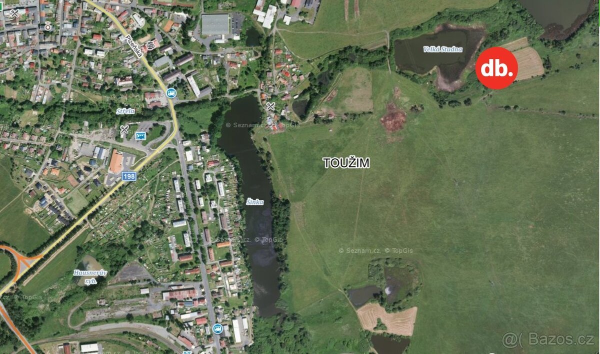 Prodej stavebního pozemku 17 335 m², Toužim, ev.č. 01813