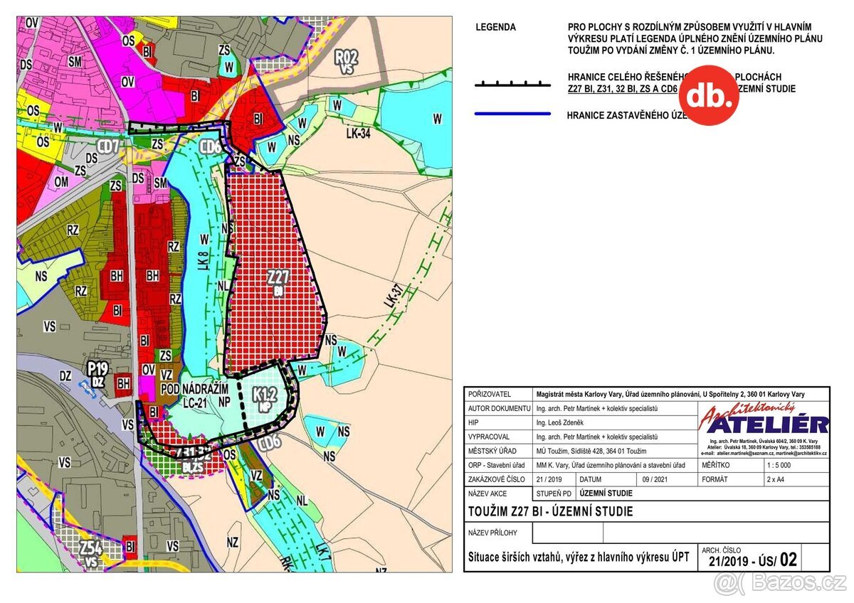 Prodej stavebního pozemku 17 335 m², Toužim, ev.č. 01813