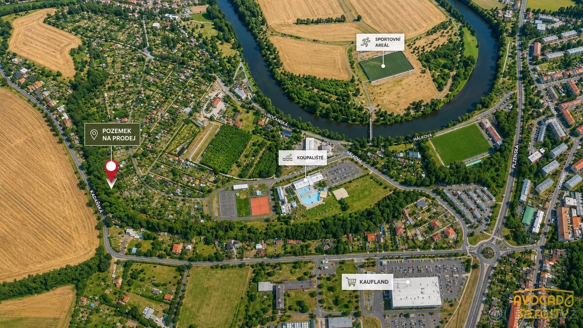 Prodej pozemku 2 099 m², Žatec – Bílý vrch