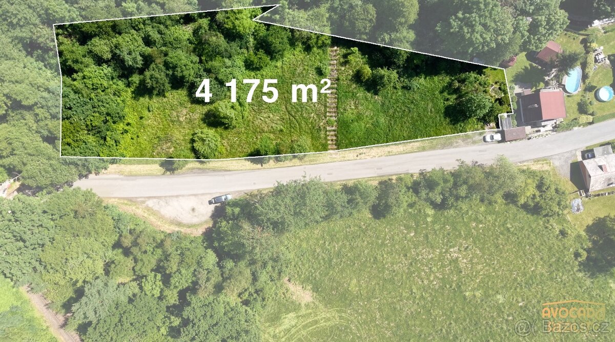 Prodej pozemku 4 175 m² ve Skalici u České Lípy