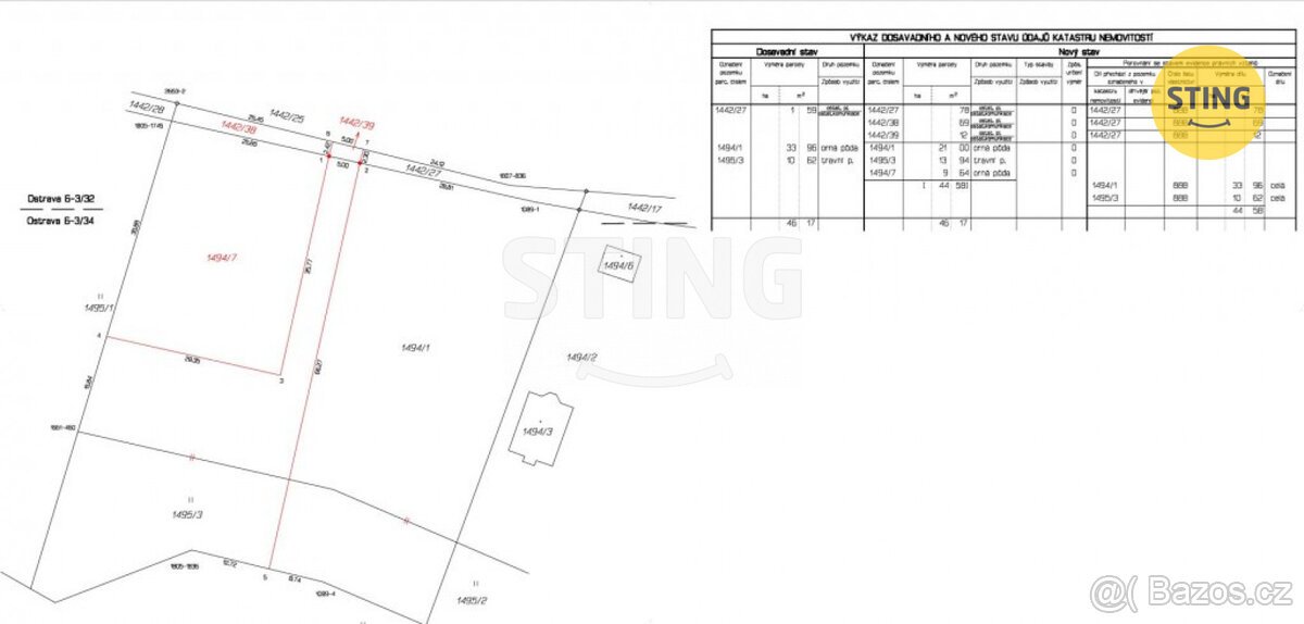 Prodej stavebního pozemku k výstavbě RD o rozloze 14, 133529