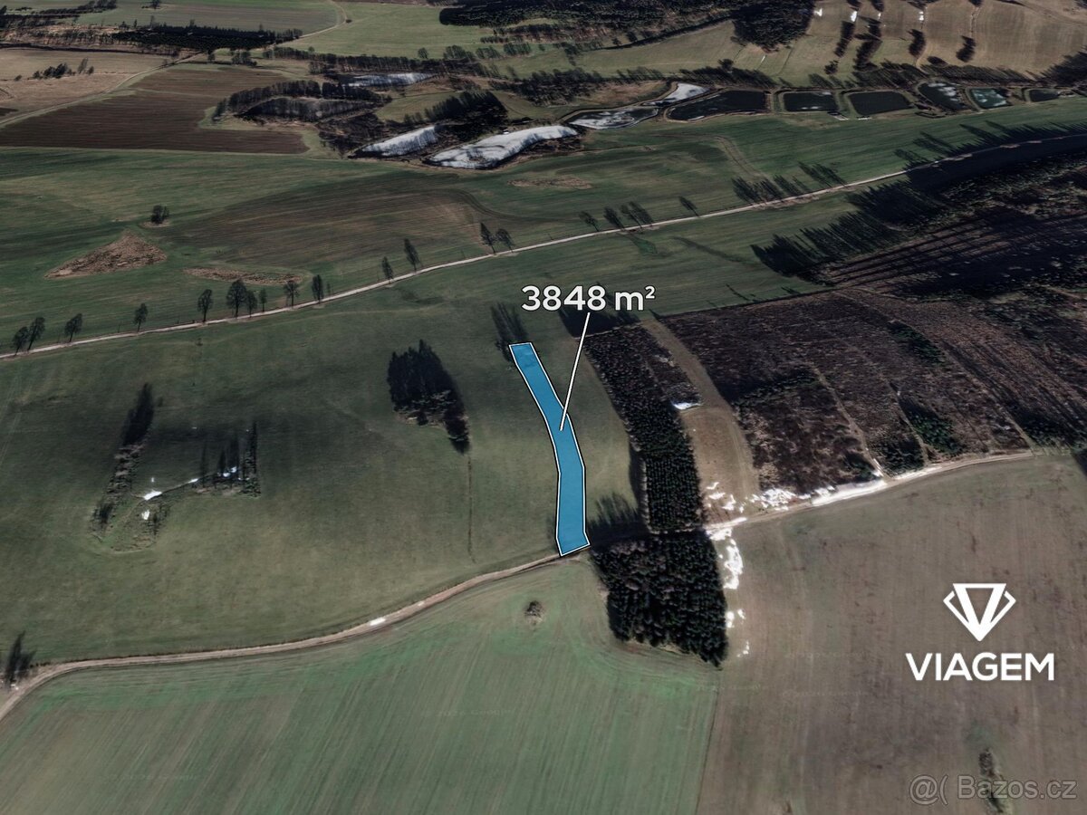 Pole 3 848 m², Podíl 17 % o výměře 641 m²