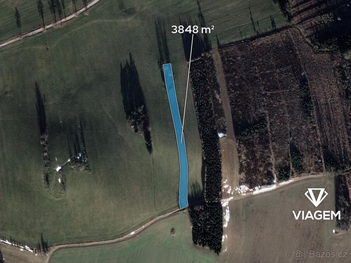 Pole 3 848 m², Podíl 17 % o výměře 641 m²