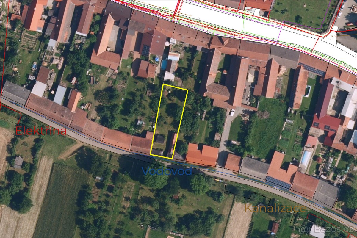 Stavební pozemek 606 m² v Mohelně: Ideální místo pro stavbu 
