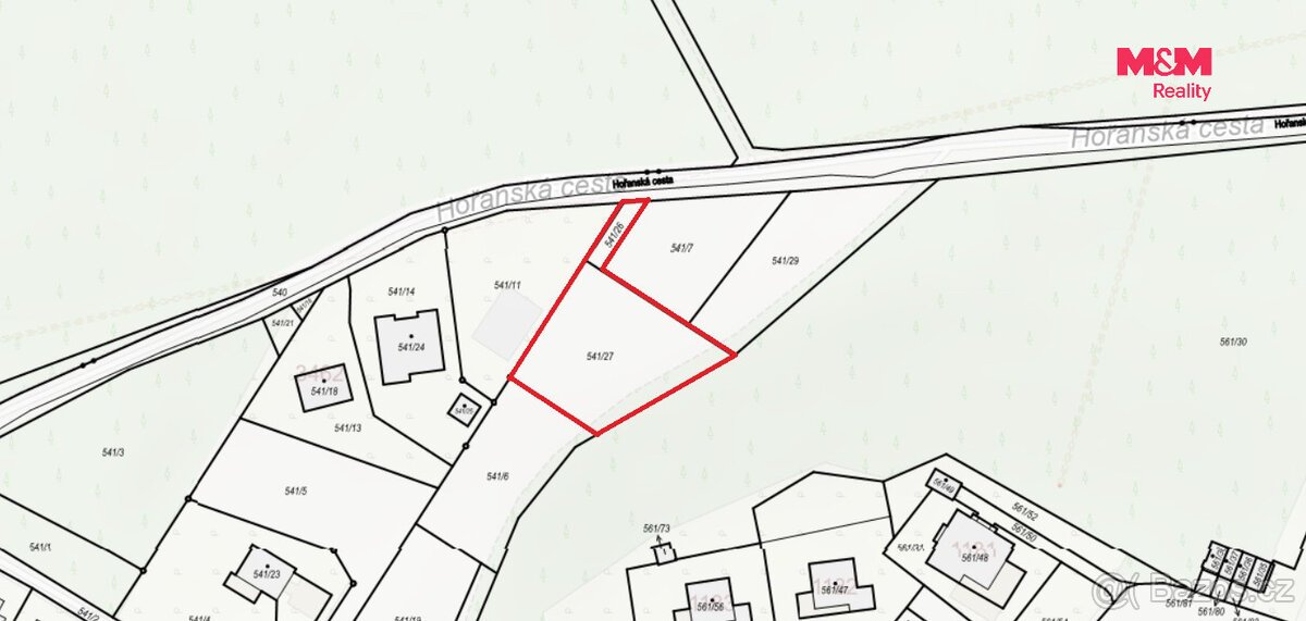 Prodej pozemku k bydlení, 947 m², Most