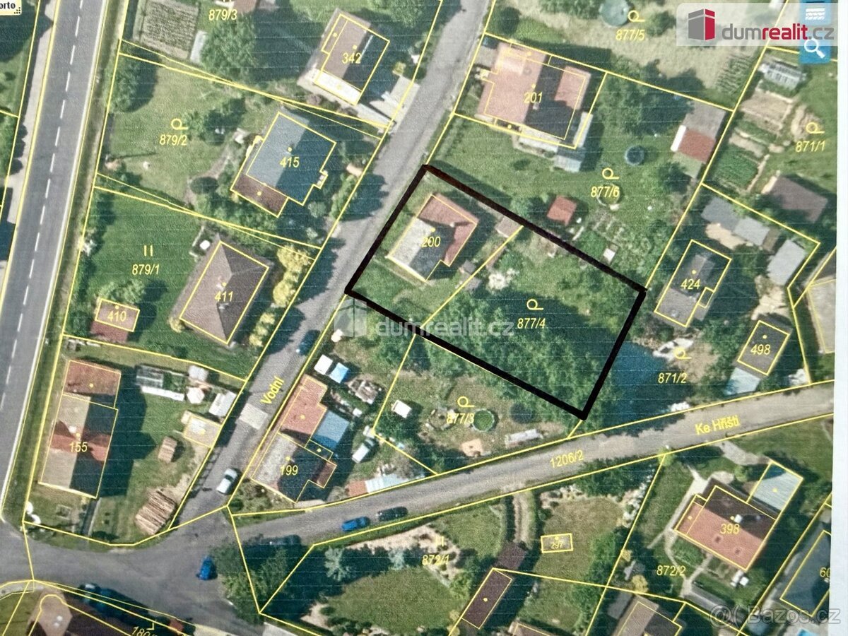Stavební pozemek pro výstavbu RD, 1003 m2, Vodní ul., Drmoul