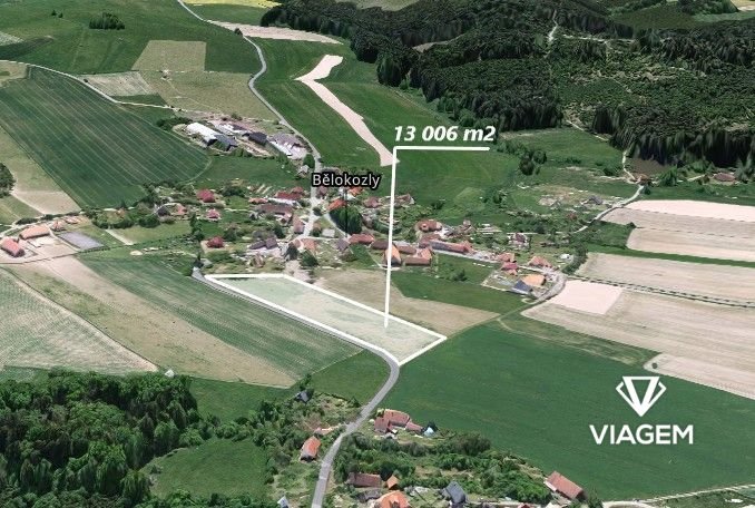 Pole 13 006 m², Podíl 17 % o výměře 2 168 m²