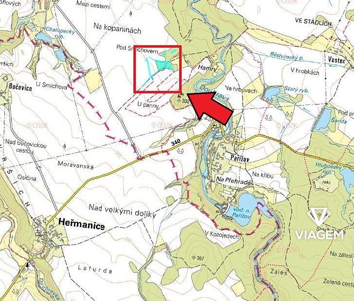 Pole 13 975 m², Podíl 15 % o výměře 2 071 m²