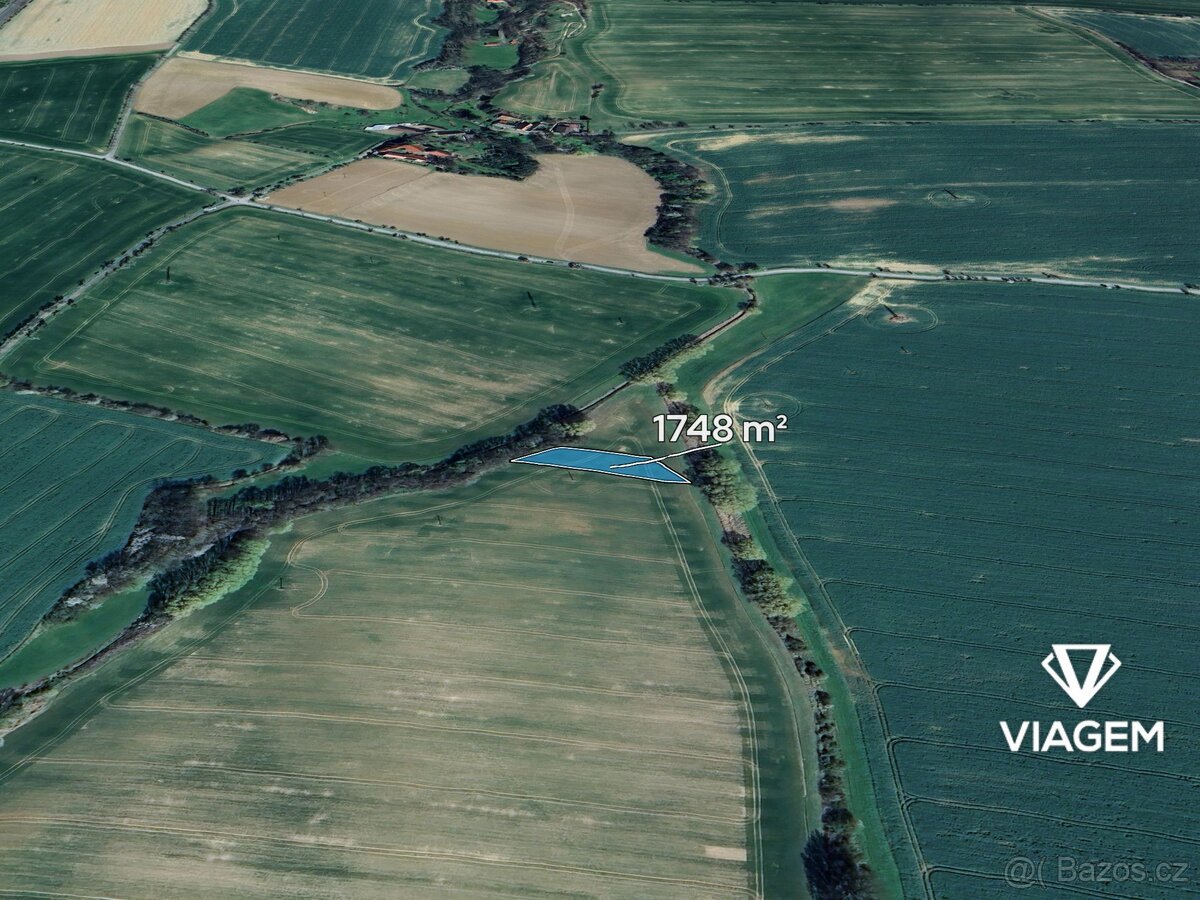 Pole 1 748 m², Podíl 33 % o výměře 583 m²