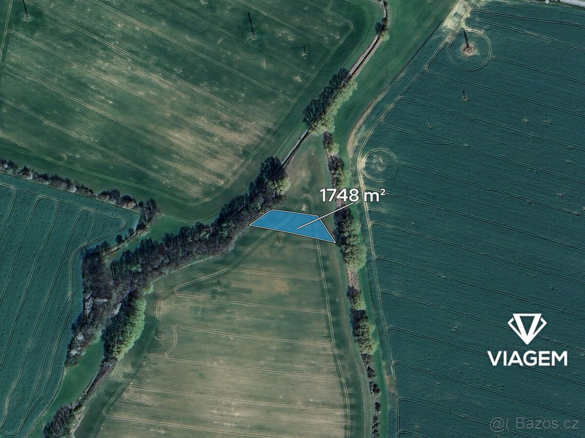 Pole 1 748 m², Podíl 33 % o výměře 583 m²