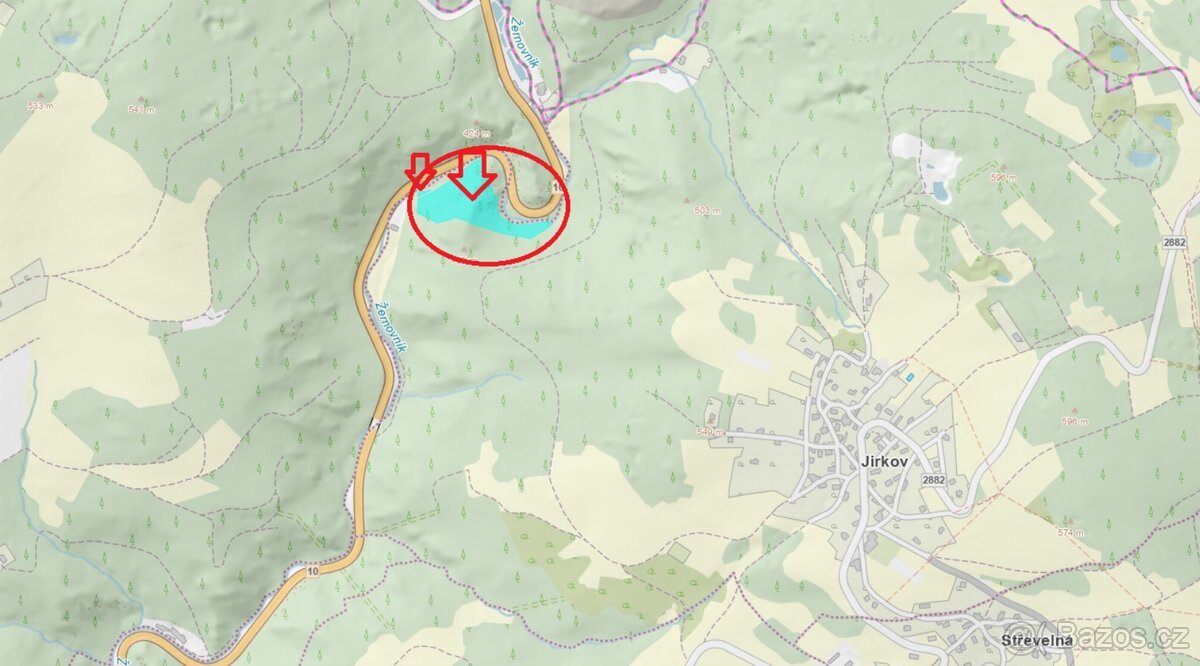Prodej lesních pozemků k.ú. Jirkov u Železného Brodu