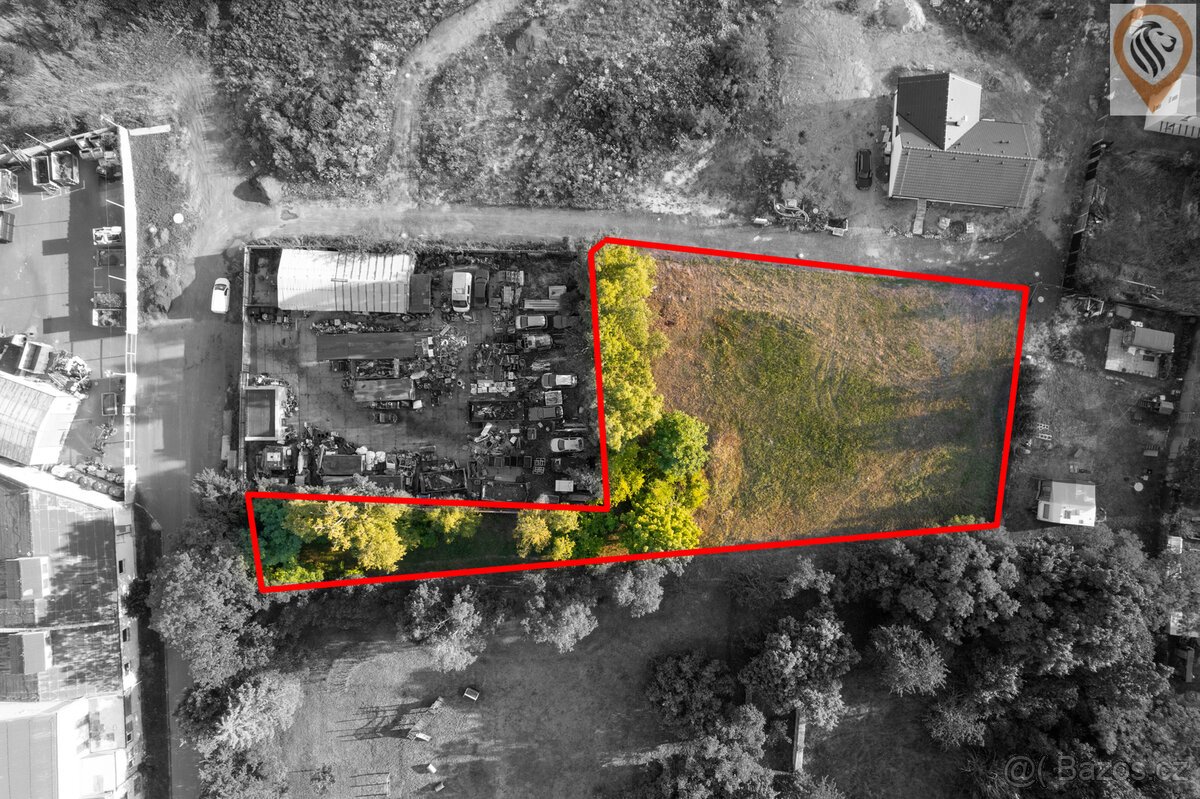 Prodej stavebního pozemku 2054m2 Košťany
