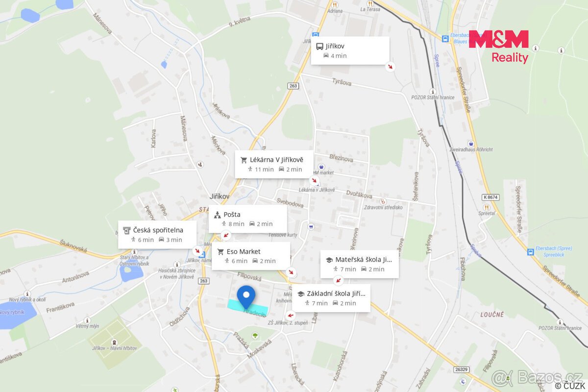 Prodej komerčního pozemku, 4313 m², Jiříkov, ul. Hradecká